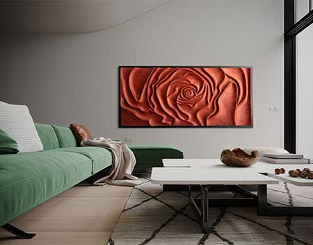 پنل سه بعدی طرح رز